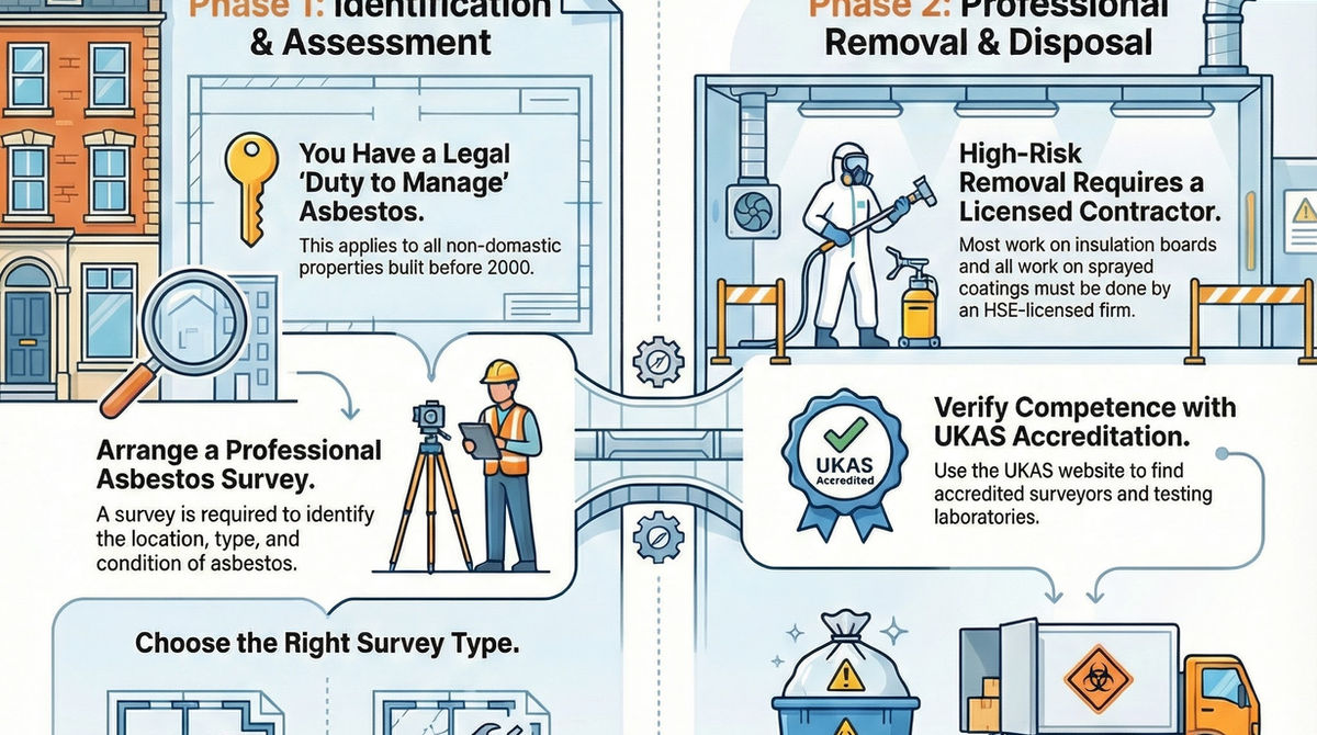 Asbestos Services infographic guide