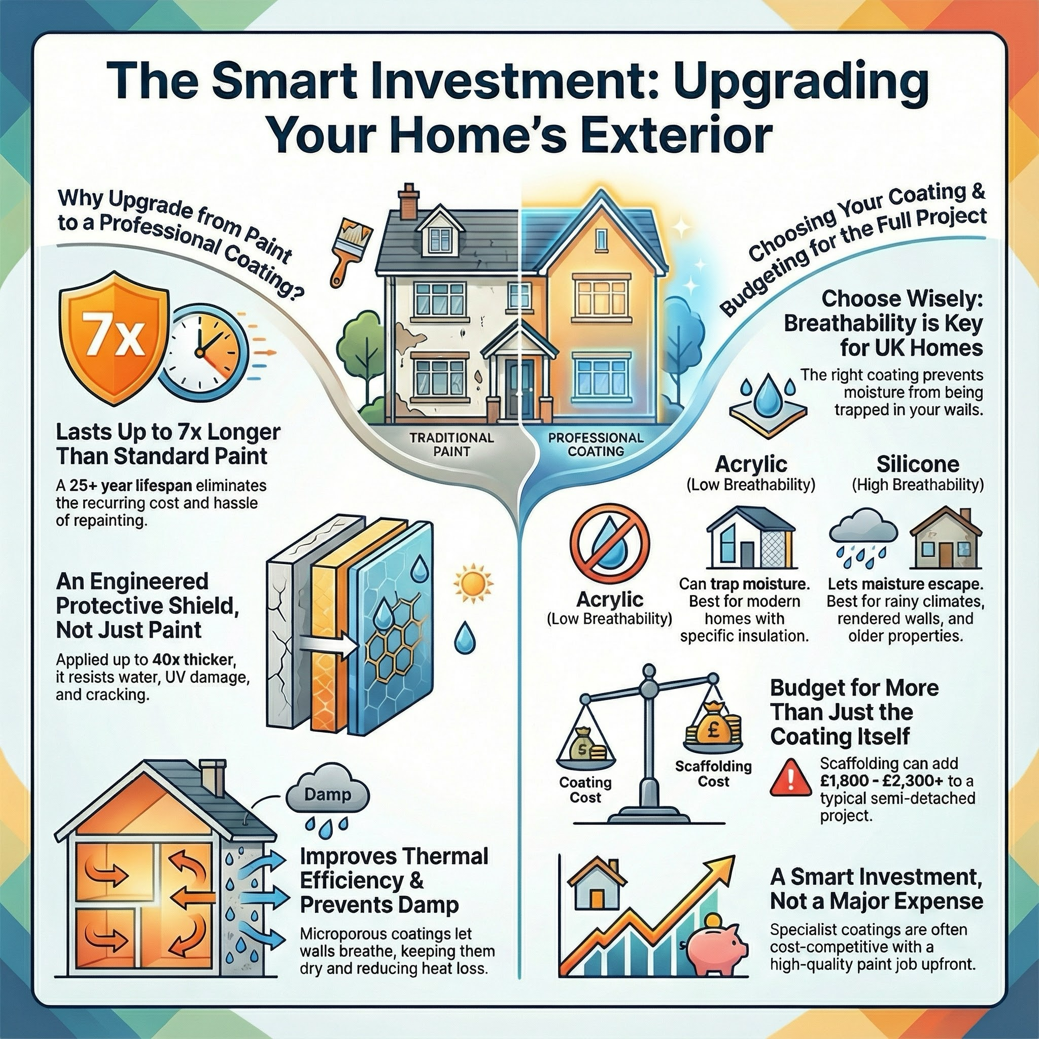 Weather Coatings infographic guide