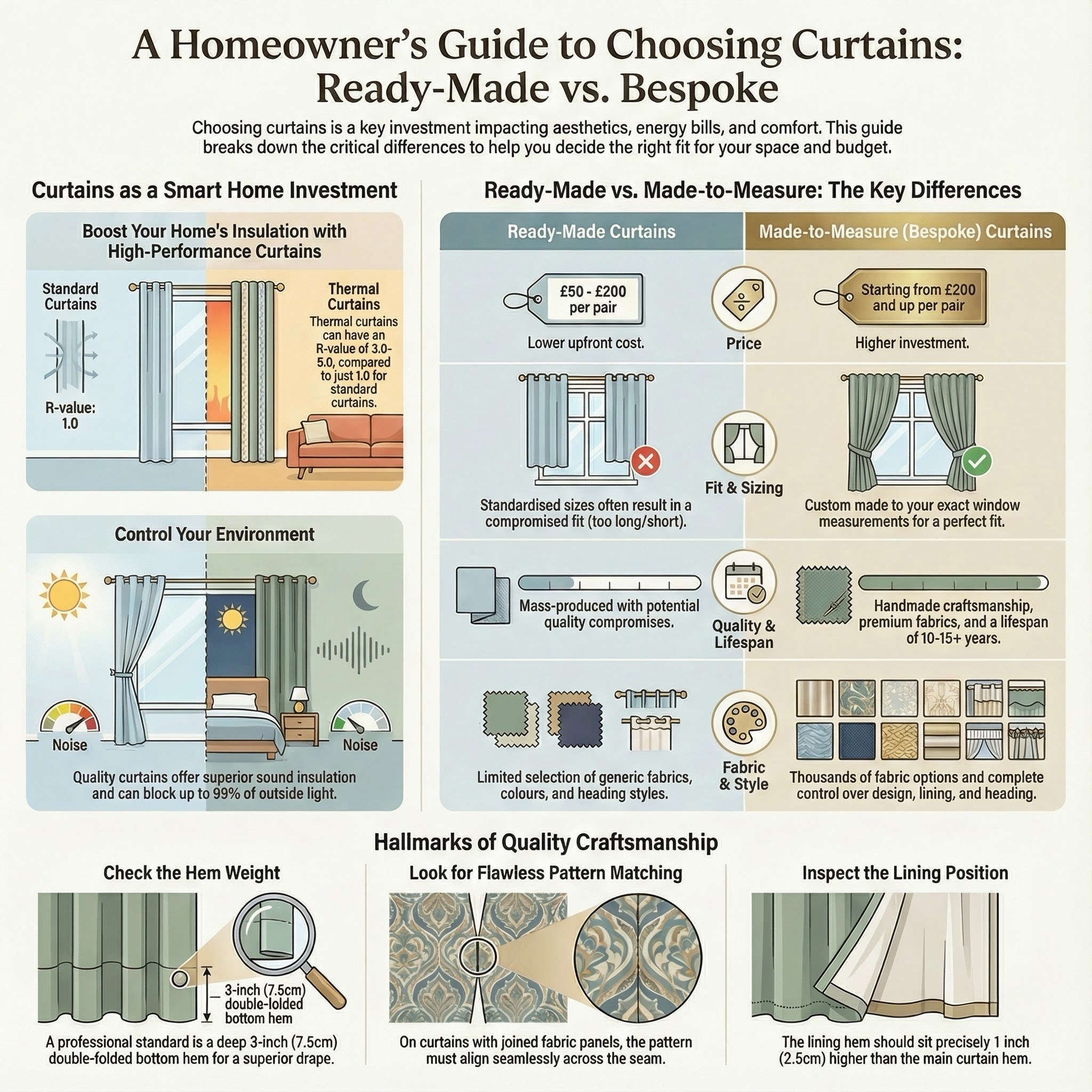 Blinds infographic guide