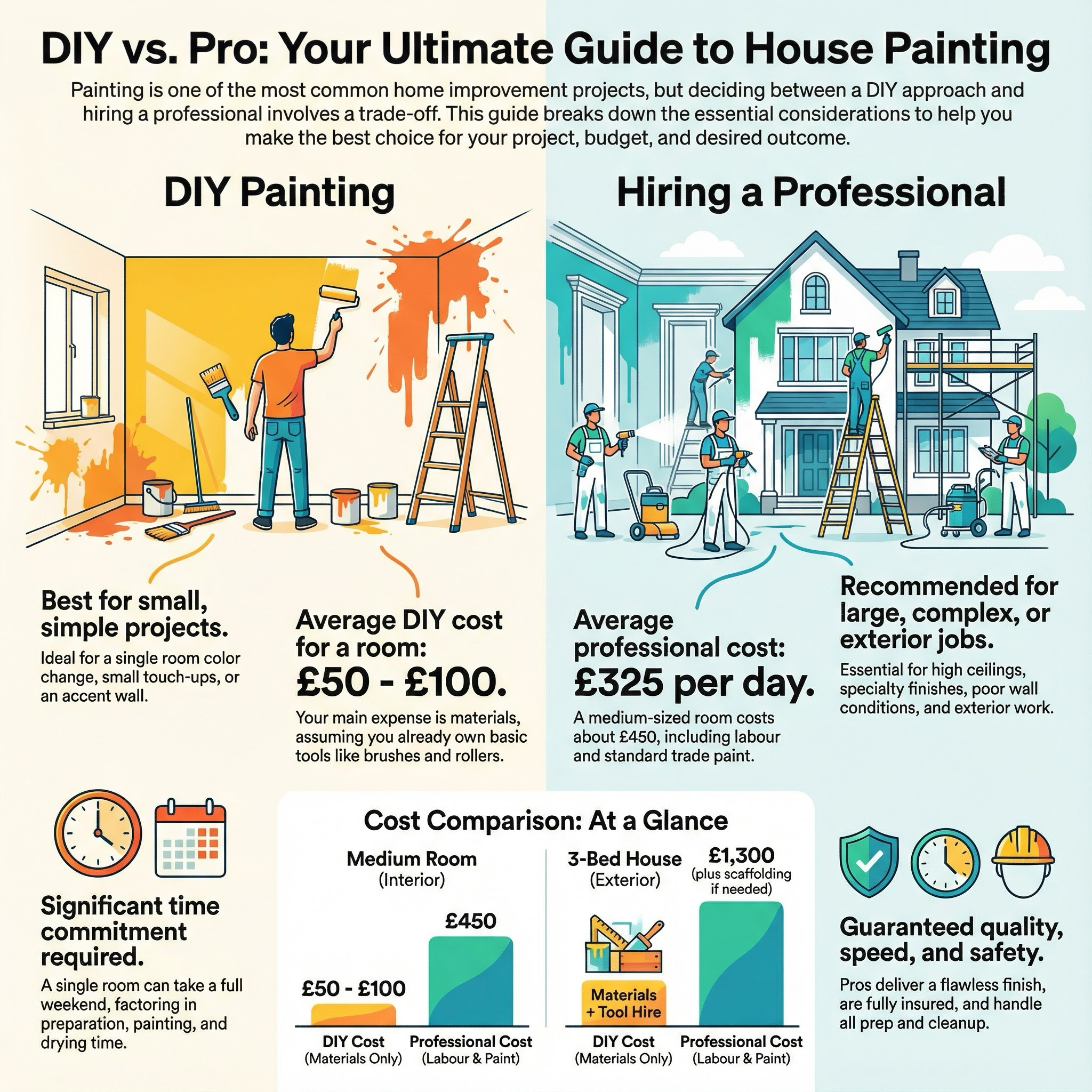 Painter / Decorator infographic guide