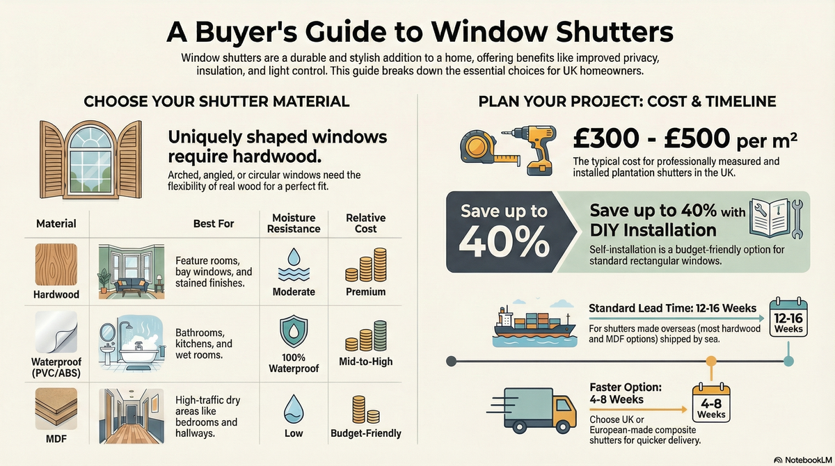 Shutters infographic guide