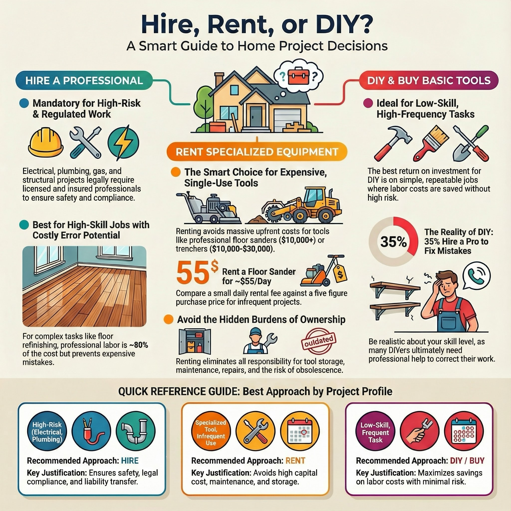 Hire Services infographic guide