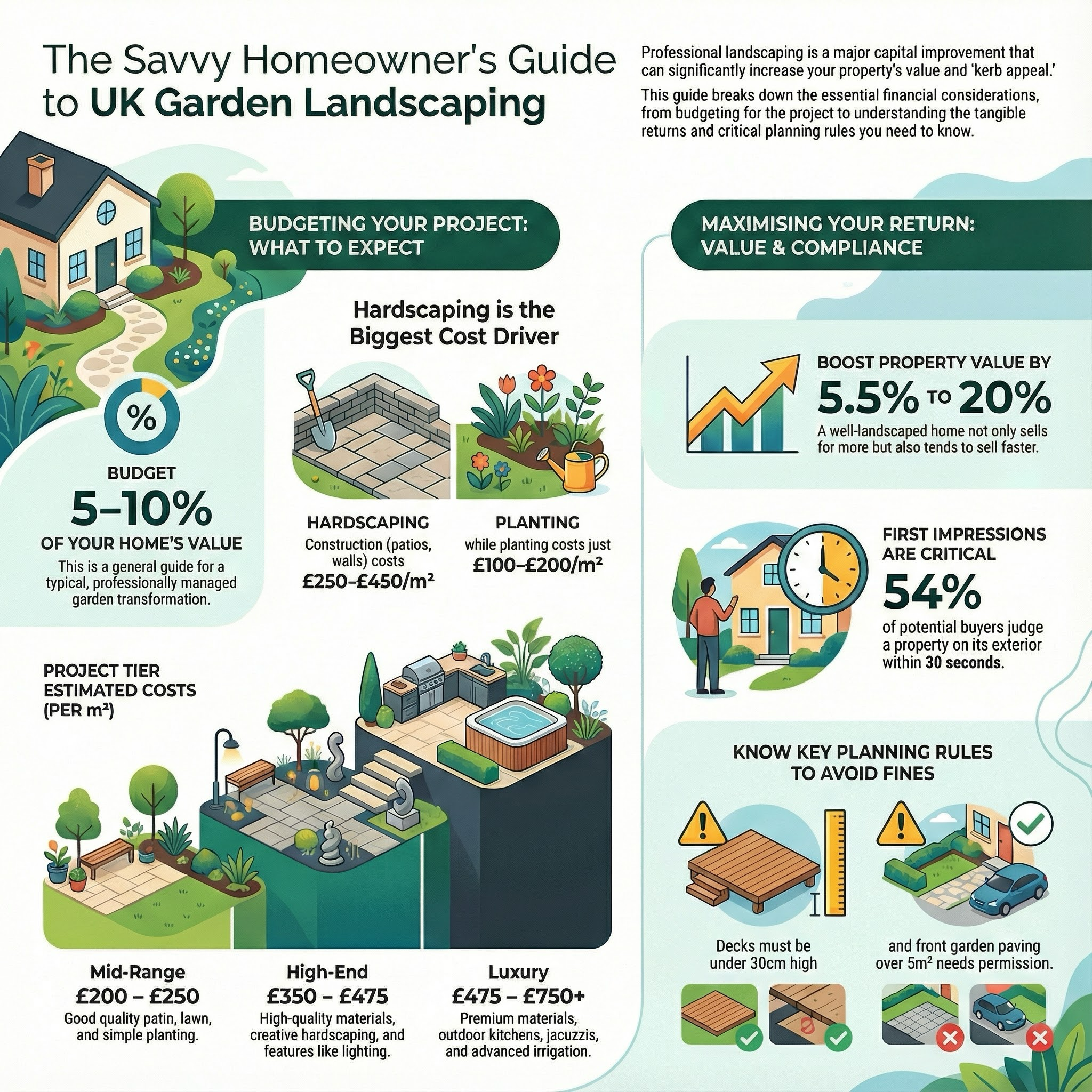 Landscaper infographic guide