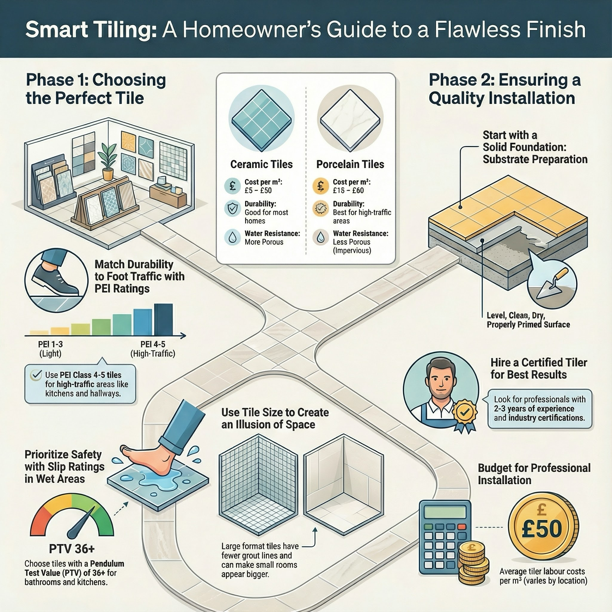 Tiler infographic guide