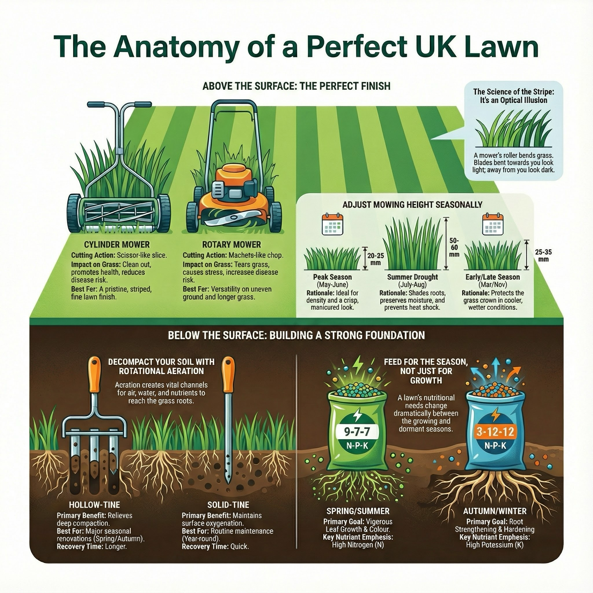 Grass Cutting infographic guide