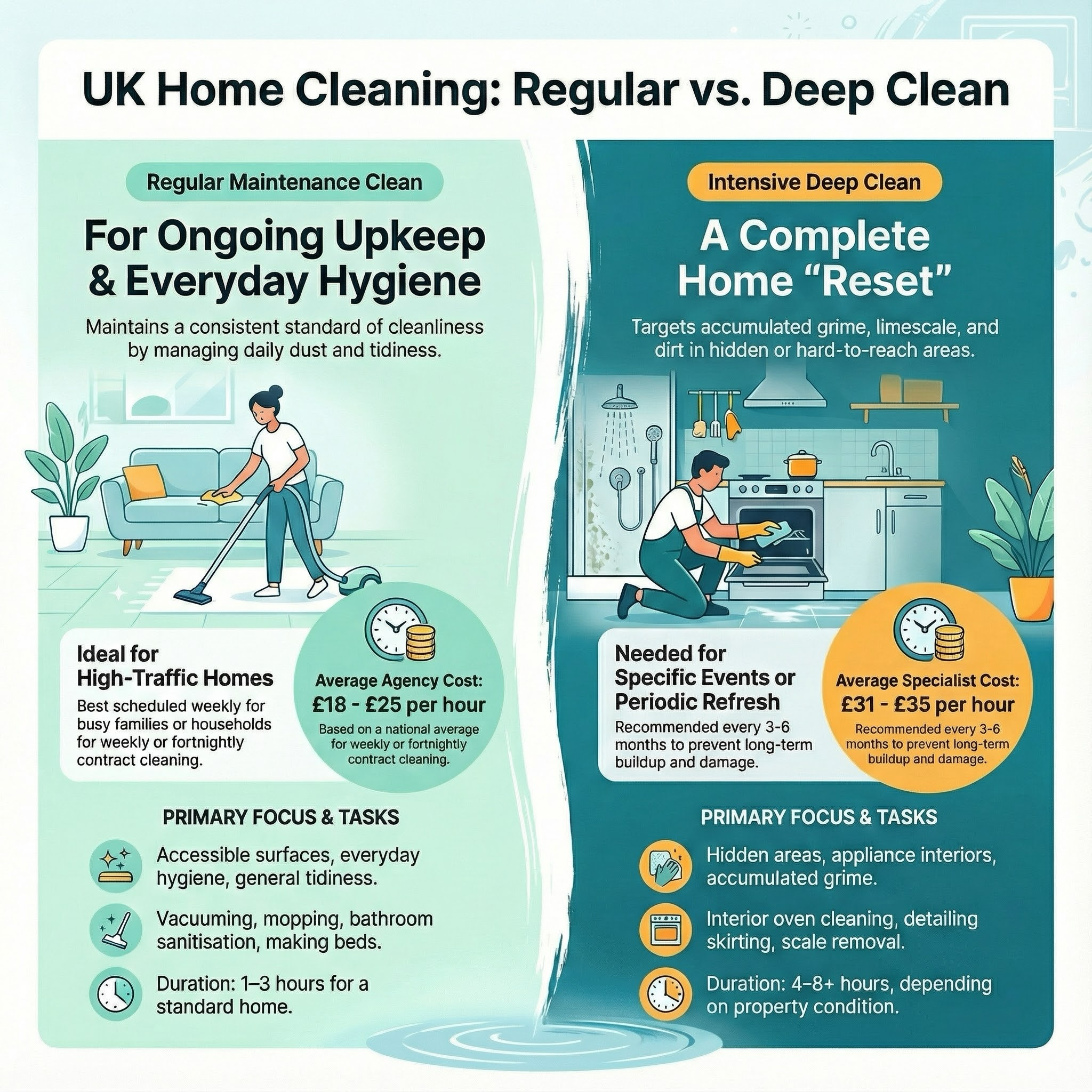 Cleaning Services infographic guide