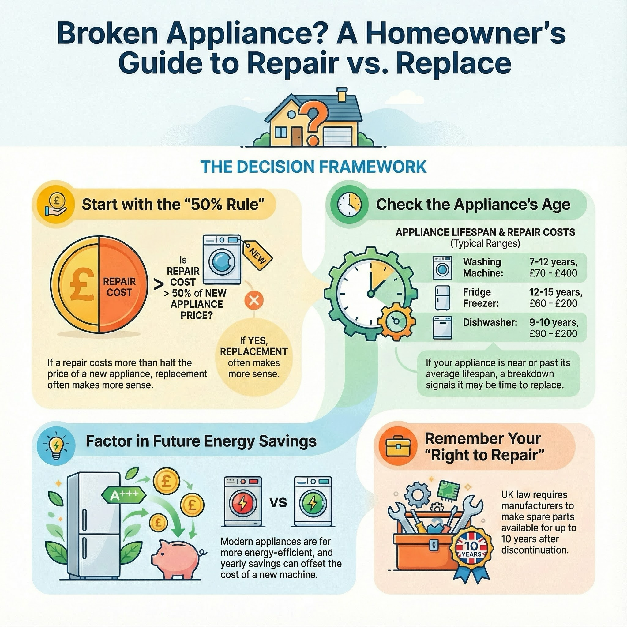 Appliance Repair infographic guide