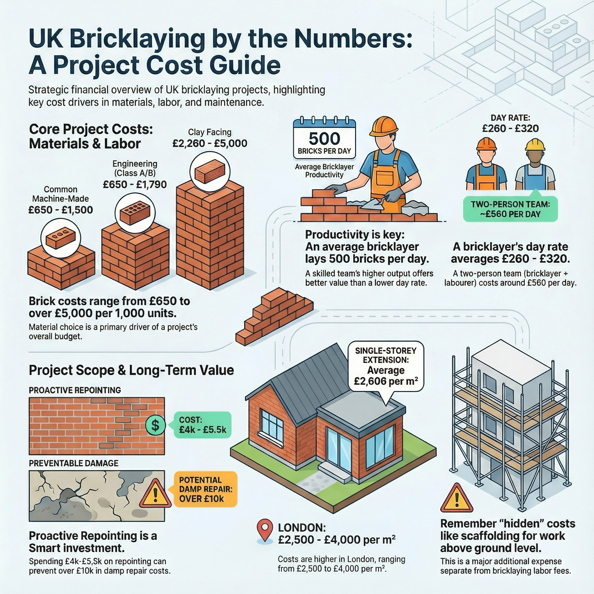 Bricklayer infographic guide