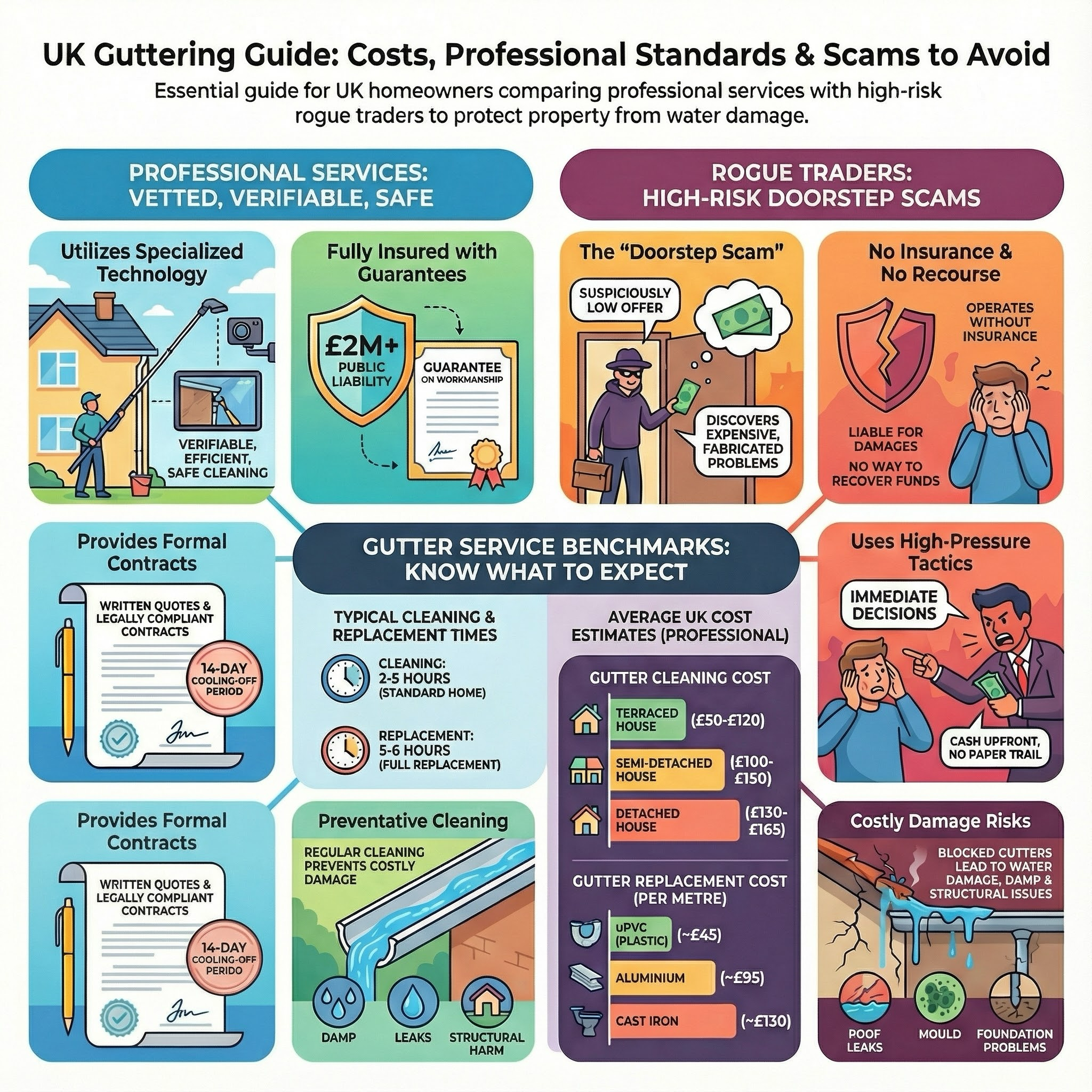 Guttering infographic guide