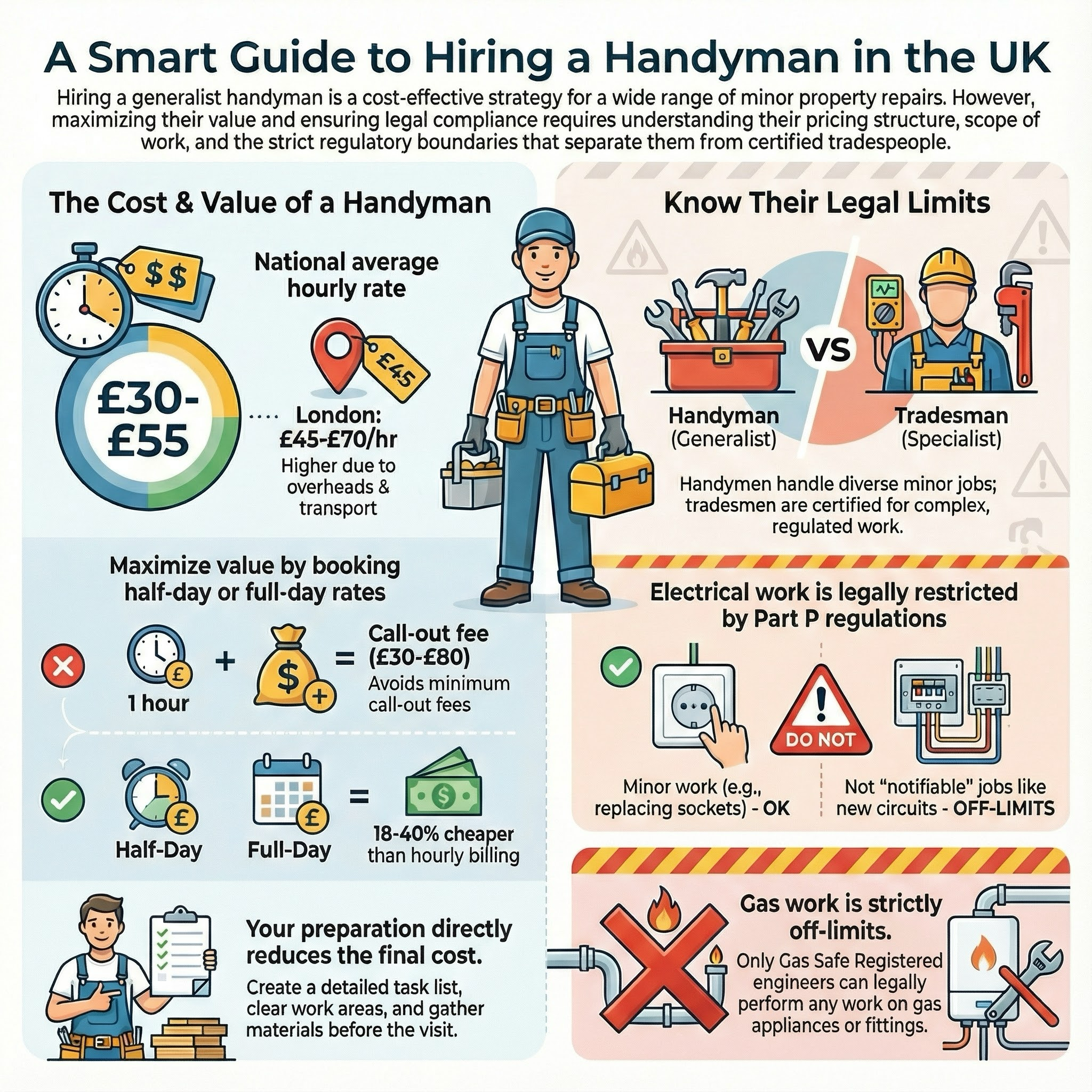 Handyman infographic guide