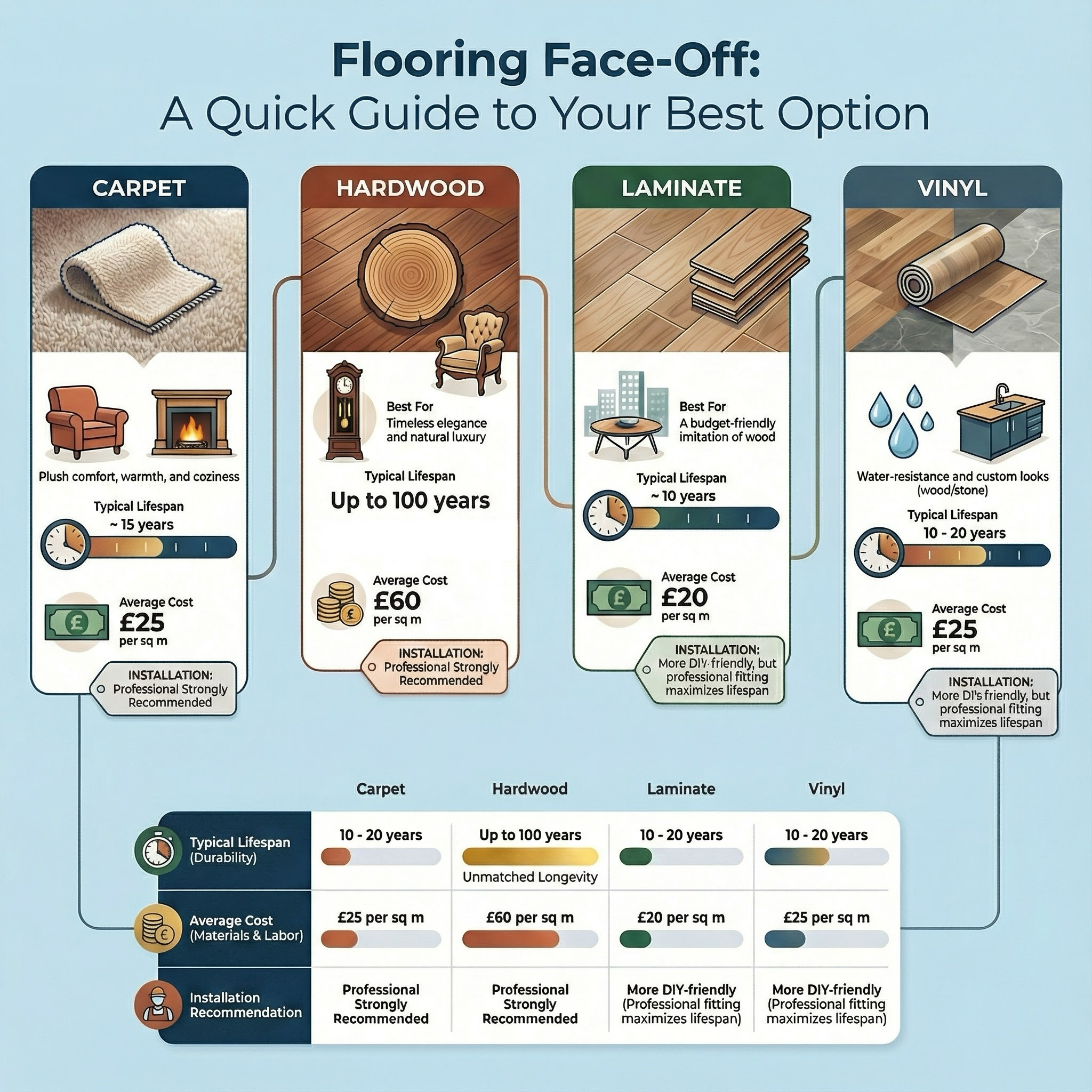 Flooring infographic guide