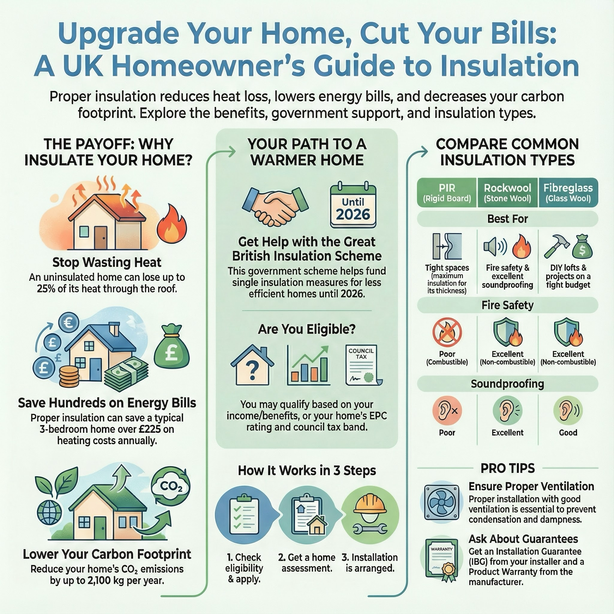Insulation infographic guide