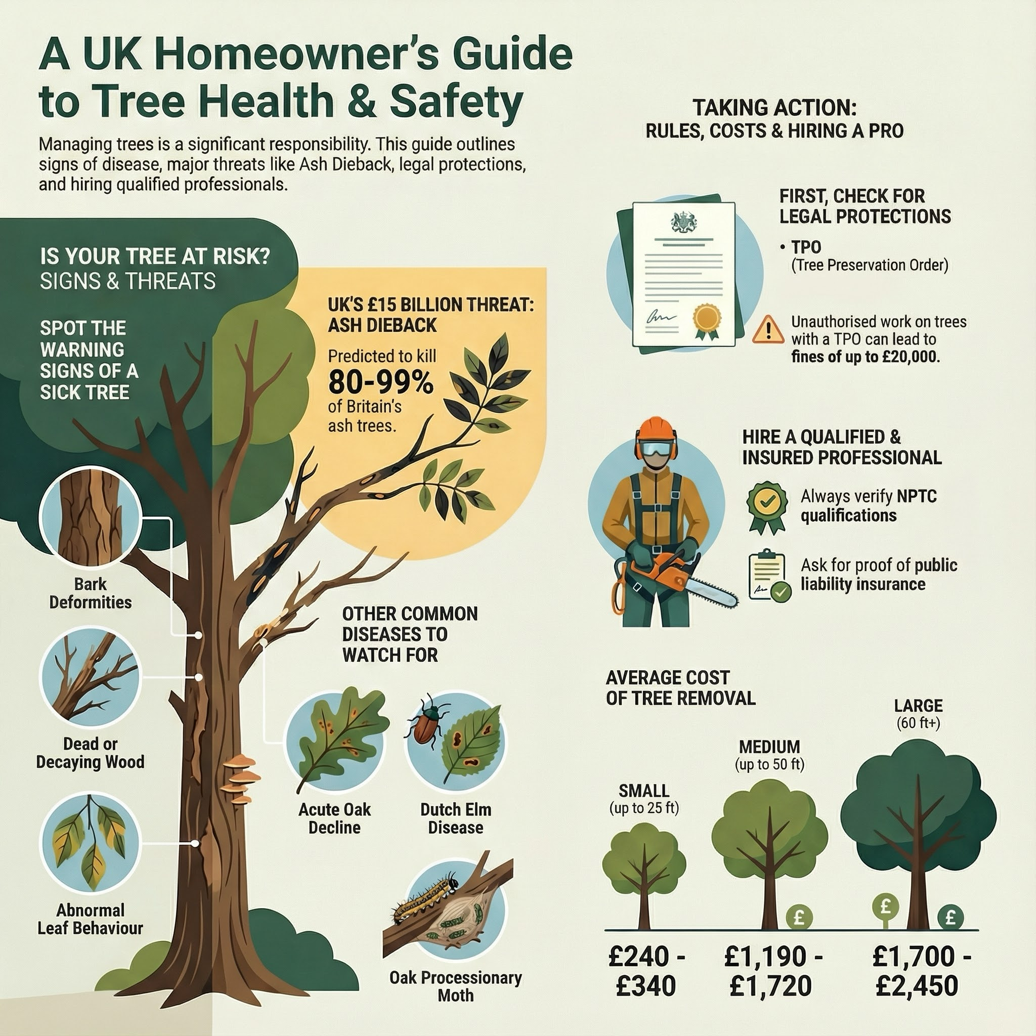 Tree Surgeon infographic guide