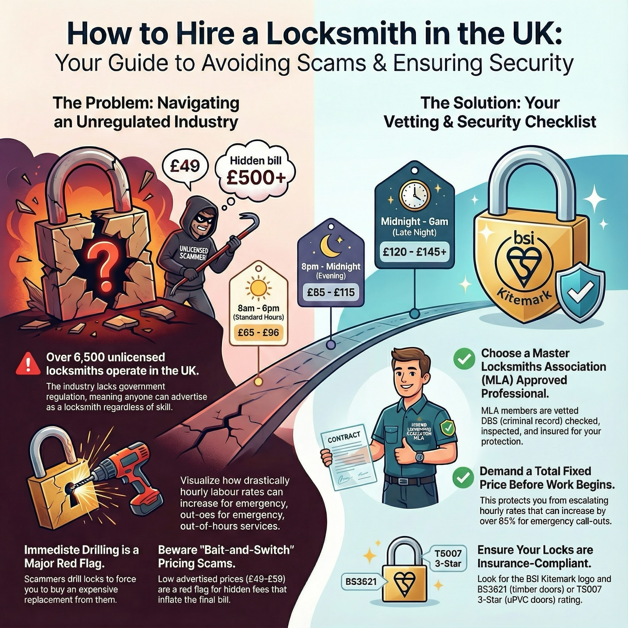 Locksmith infographic guide