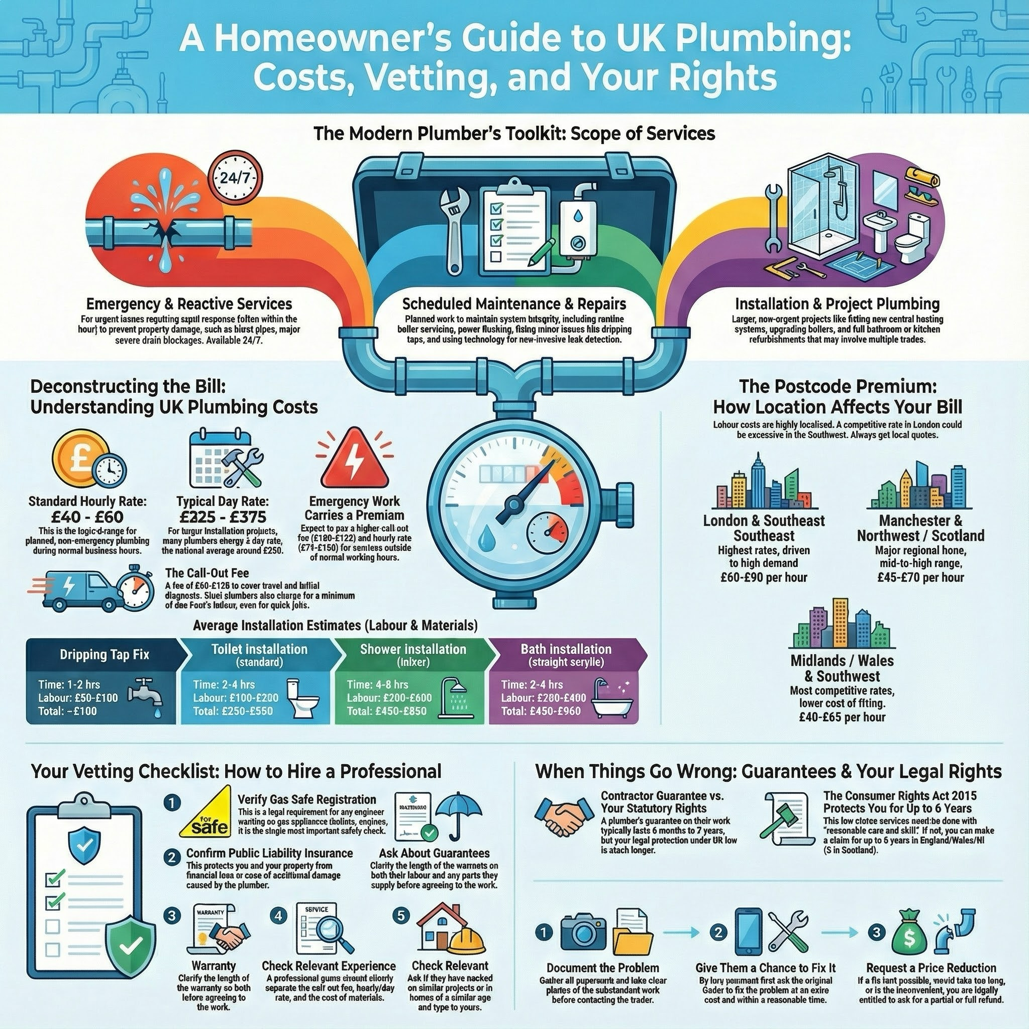 Plumber infographic guide