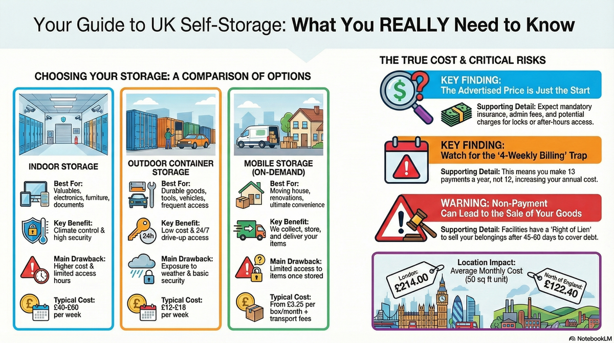 Storage infographic guide
