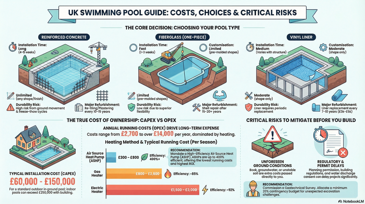 Swimming Pools infographic guide